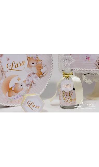 Trusou botez cu iarba pampass ursuleti si stele Pampas Bear 10
